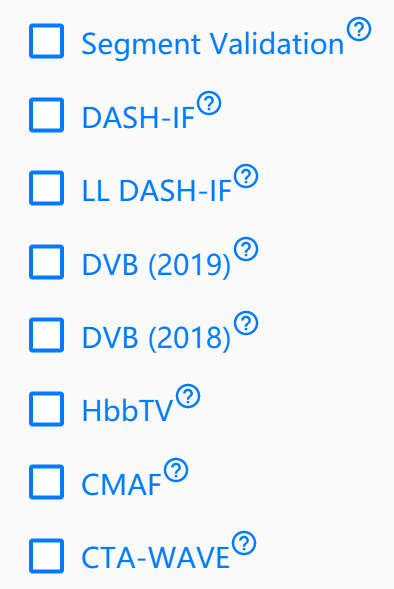 Verifying an MPEG-DASH MPD file conformance